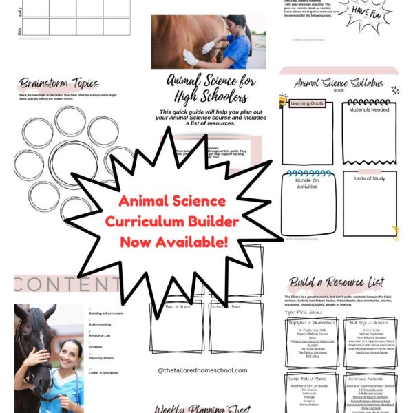 Animal Science Currirculum Builder